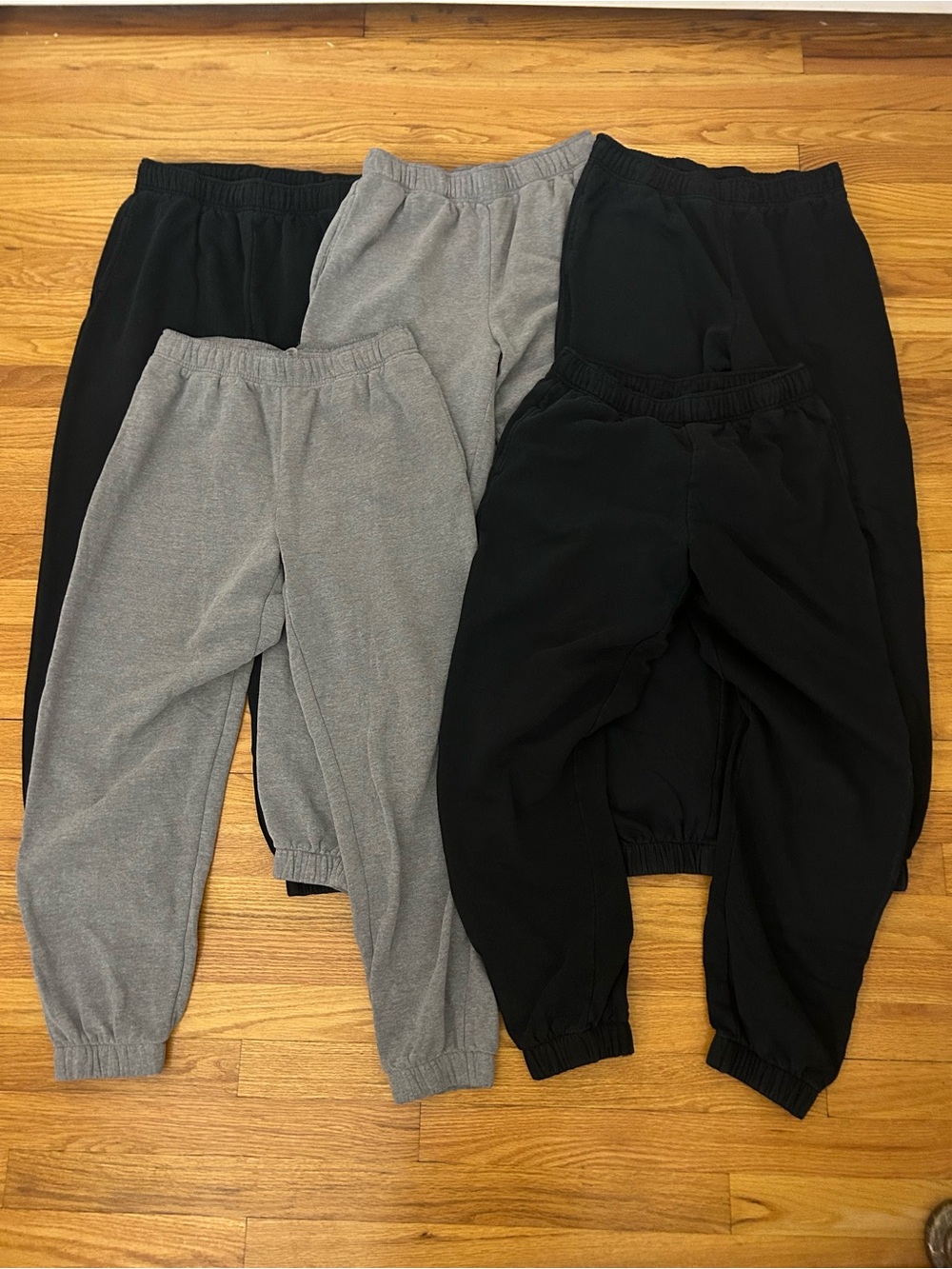 wild fable Black & Gray Women's Jogger Sweatpants Set